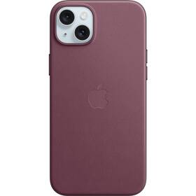 Apple FineWoven Case s MagSafe pro iPhone 15 Plus - morušově rudý