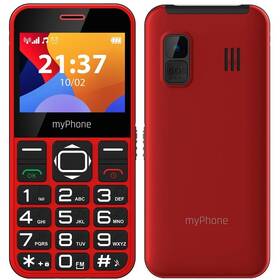 Mobilní telefon myPhone Halo 3 Senior (TELMYSHALO3RE) červený