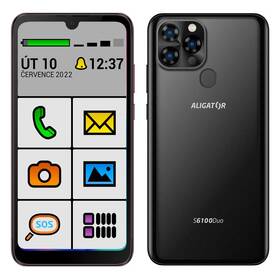 Mobilní telefon Aligator S6100 Senior (AS6100SENBK) černý