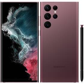 Mobilní telefon Samsung Galaxy S22 Ultra 5G 128 GB (SM-S908BDRDEUE) vínový