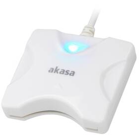 Čtečka eObčanek AKASA AK-CR-03WHV2 USB 2.0 
