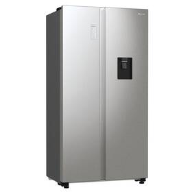 Americká lednice Hisense RS711N4WCD šedá barva
