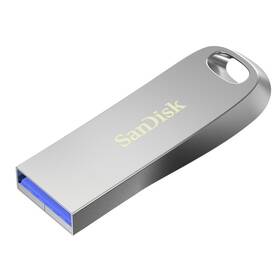 USB Flash SanDisk Ultra Luxe 128GB (SDCZ74-128G-G46) stříbrný - zánovní - 12 měsíců záruka