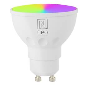 Chytrá žárovka IMMAX NEO SMART LED GU10 6W RGB+CCT barevná a bílá, stmívatelná, WiFi (07724L)