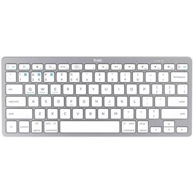 Klávesnice Trust Basics Wireless Bluetooth, CZ/SK layout stříbrná barva
