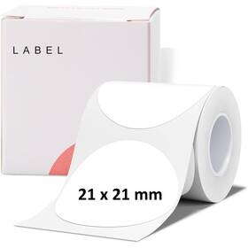 Papírový štítek Niimbot R 21x21mm 300ks RoundB pro B21 (A2A18348301) bílý