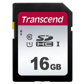 Paměťová karta Transcend SDHC 16GB UHS-I U1 (100R/85W) (TS16GSDC300S)
