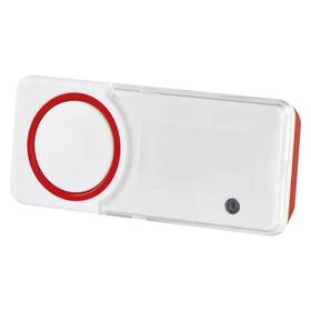Tlačítko EMOS pro domovní bezdrátový zvonek P5750 (P5750T) bílý/červený