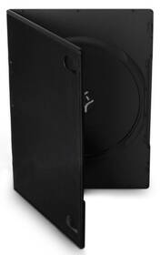 Obal Cover IT pro DVD, 7mm, slim, 10ks/bal černá barva
