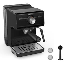 Pákový kávovar Krups XP381810 Authentic C50 černá barva
