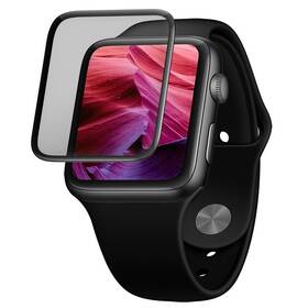 Tvrzené sklo FIXED 3D Full-Cover na Apple Watch 40mm černá barva
