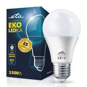 Žárovka LED ETA EKO LEDka klasik 15W, E27, neutrální bílá (ETAA60W15NW01) - rozbaleno - 24 měsíců záruka