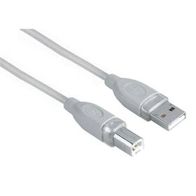 Kabel Hama USB / USB-B, 5m (45023) šedý