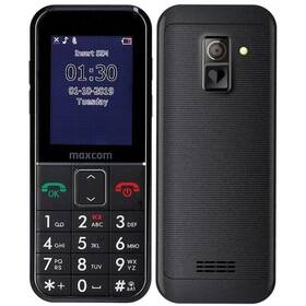 Mobilní telefon MaxCom Comfort MM735 + SOS náramek s GPS lokátorem (MM735) černý