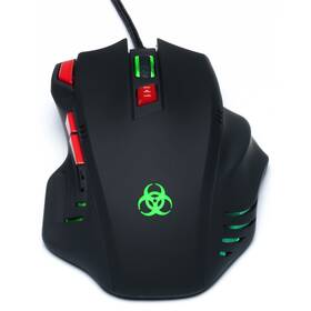 Myš Connect IT Biohazard černá barva

