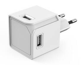 Nabíječka do sítě Powercube Original USBcube 4xUSB bílý