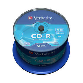 Disk Verbatim Extra Protection CD-R DL 700MB/80min, 52x,  50-cake (43351)