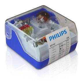 Sada Philips náhradních autožárovek H1 (55008SKKM)