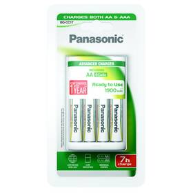 Nabíječka Panasonic BQ-CC17 Andvanced + AA, 1 900 mAh, 4 ks (K-KJ17MGD40E)