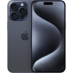 Mobilní telefon Apple iPhone 15 Pro Max 1TB Blue Titanium (MU7K3SX/A) - zánovní - 12 měsíců záruka