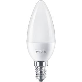 Žárovka LED Philips svíčka, 7W, E14, studená bílá (8719514309685)