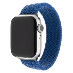Řemínek FIXED Nylon Strap na Apple Watch 38/40/41 mm, velikost S (FIXENST-436-S-BL) modrý