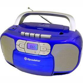 Radiomagnetofon s CD Roadstar RCR-4635UMP modrý