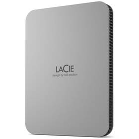 Externí pevný disk 2,5" Lacie Mobile Drive 2 TB stříbrná barva
