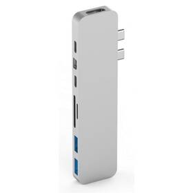 USB Hub HyperDrive PRO USB-C Hub pro MacBook Pro (HY-GN28D-SILVER) stříbrný