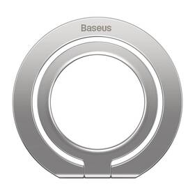 Držák na mobil Baseus Halo kovový kroužek (SUCH000012) stříbrný