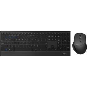 Klávesnice s myší Rapoo 9500M, CZ+SK layout šedá barva
