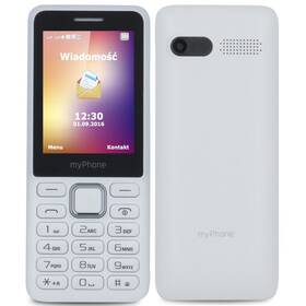Mobilní telefon myPhone 6310 Dual SIM (TELMY6310WH) bílý - s mírným poškozením - 12 měsíců záruka