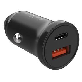 Adaptér do auta FIXED USB-C a USB, PD, 20W (FIXCC20N-CU-BK) černý