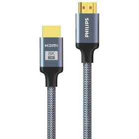 Kabel Philips SWV9115/10, 8K, 1,5 m šedá barva
