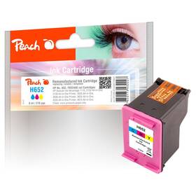 Inkoustová náplň Peach HP 652, 210 stran - CMY (319932)