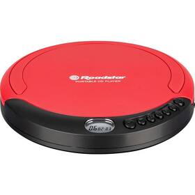 Discman Roadstar PCD-435CD černý/červený