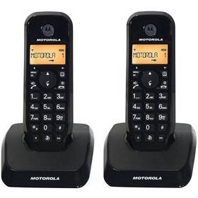 Domácí telefon Motorola S1202 Duo (C69000D48O2AES) černý