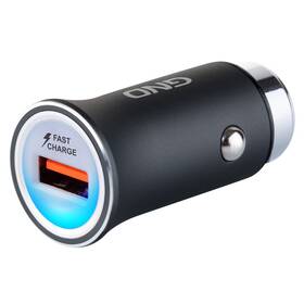 Adaptér do auta GND 1x USB 3A, 18W, Fast charge (CCHQ10B) černý