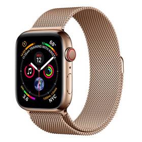 Řemínek RhinoTech milánský tah na Apple Watch 38/40/41 mm (RTACC218) růžový/zlatý - rozbaleno - 24 měsíců záruka