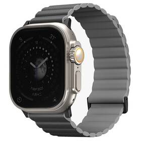 Řemínek Uniq Revix Premium Edition Reversible na Apple Watch 42/44/45/49mm (UNIQ-45MM-REVPCHRAGRY) šedý - rozbaleno - 24 měsíců záruka