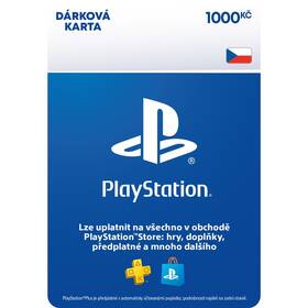 Předplacená karta Sony PLAYSTATION STORE – DÁRKOVA KARTA 1000KČ - pouze pro CZ PS Store (PS719894032)