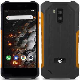 Mobilní telefon myPhone Hammer Iron 3 LTE (TELMYAHIRON3LOR) černý/oranžový