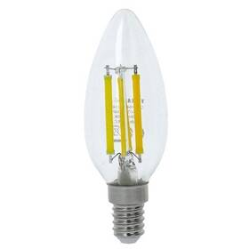 Žárovka LED Tesla filament svíčka E14, 6W, denní bílá (CL140640-2)