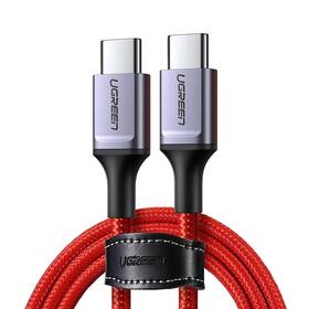 Kabel UGREEN USB-C/USB-C, 60W, 1m (60186) červený