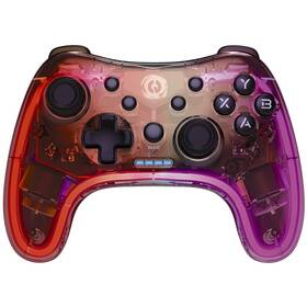 Gamepad Canyon GPW-04 RGB 5v1 (PS3, PS4, XBOX, Android, PC) průhledná
