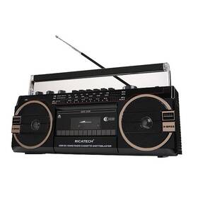 Radiomagnetofon Ricatech PR1980 Ghettoblaster černý - zánovní - 12 měsíců záruka