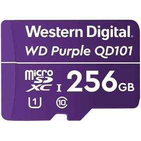 Paměťová karta Western Digital Purple microSDXC 256GB UHS-I U1 (WDD256G1P0C)