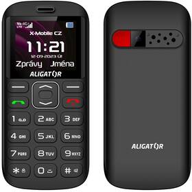 Mobilní telefon Aligator A720 4G Senior (A720B) černý