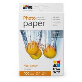 Fotopapír ColorWay 180g/m2, 10x15/ 100 kusů (PG1801004R)