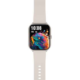 Chytré hodinky Aligator Watch GO stříbrná barva
